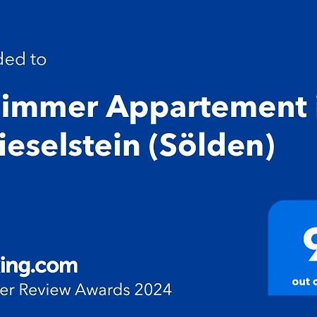 3-Zimmer Appartement In Zwieselstein 索尔登 外观 照片